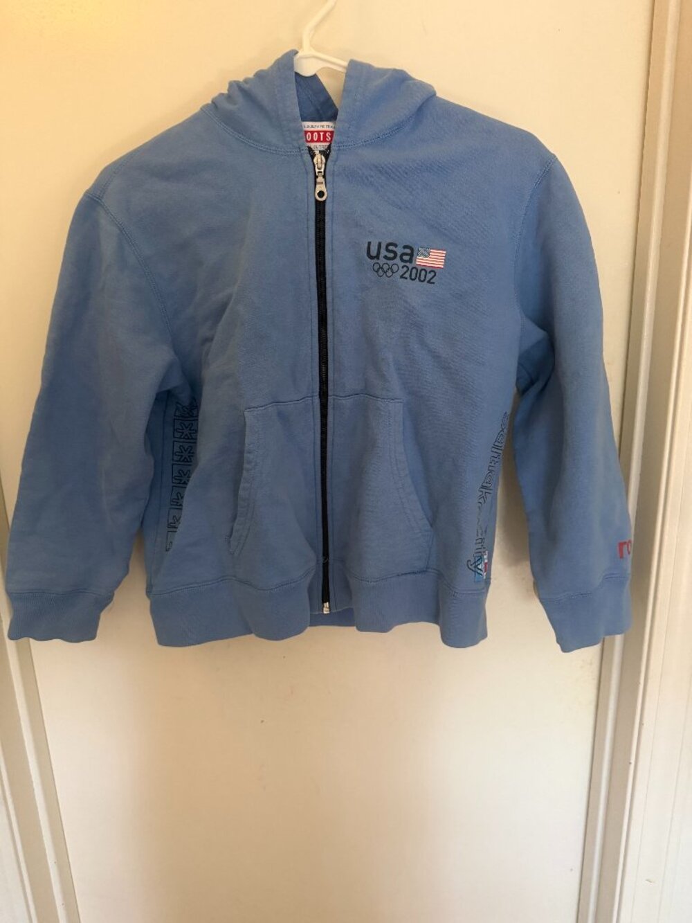 Olympic Fleece Roots Hoodie 2002 SLC Olympics J 10